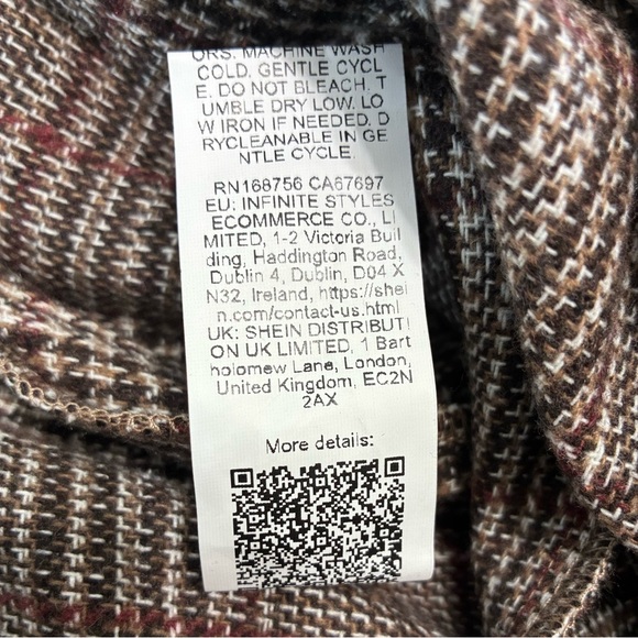 SHEIN Tweed Wide Leg Pants - Picture 4 of 4